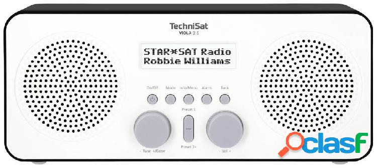 TechniSat Viola 2 S, weiß/schwarz Radio portatile DAB+, FM