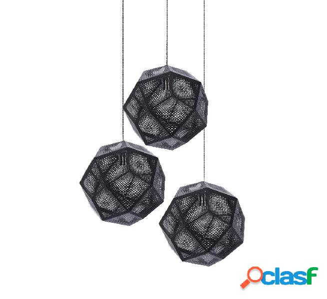 Tom Dixon Etch Shade Black Pendant System