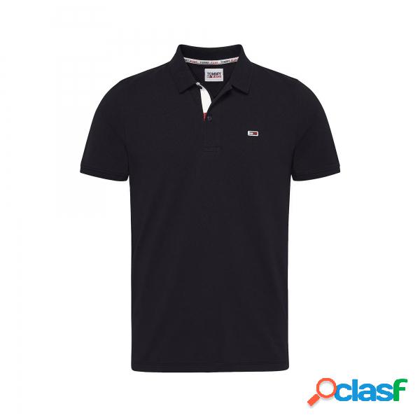 Tommy Jeans Polo Dm0Dm12219 Bds Ts Solid Stretch Black Tommy