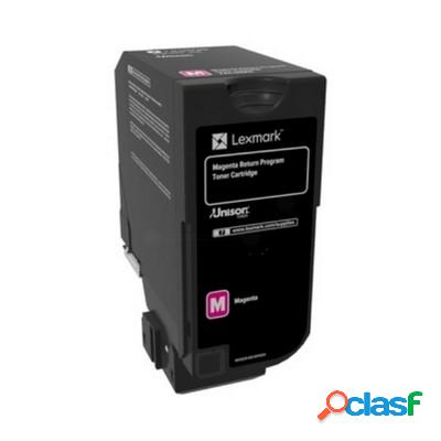 Toner Lexmark 74C20ME originale MAGENTA