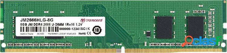Transcend JetRAM Modulo di memoria PC DDR4 8 GB 1 x 8 GB
