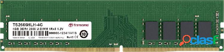 Transcend Modulo di memoria PC DDR4 4 GB 1 x 4 GB Non-ECC