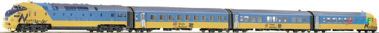 Treno motore diesel NORTLSlandder di ONTC Roco 72067