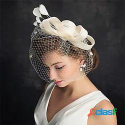 Tulle / Pelle fascinators con 1 Occasioni speciali / Corsa