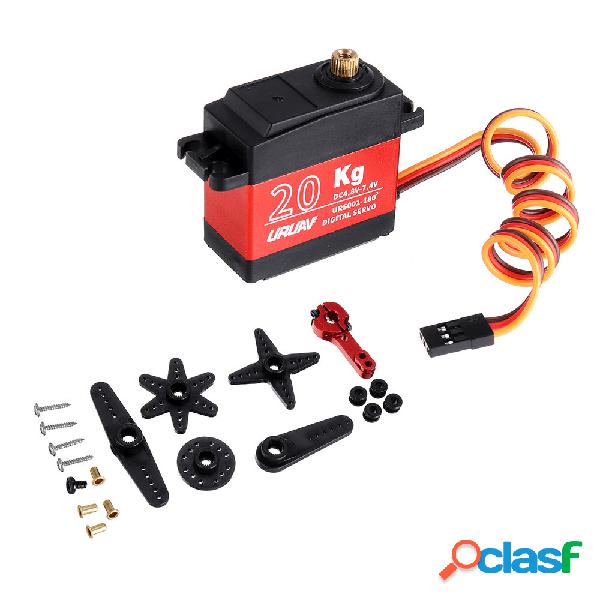URUAV URS001 180 ° 20 kg Digital Metal Gear Servo CNC