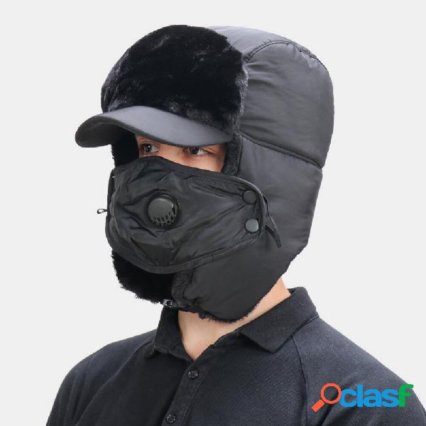 Unisex Plus Addensare Plus Velluto caldo antivento Orecchio