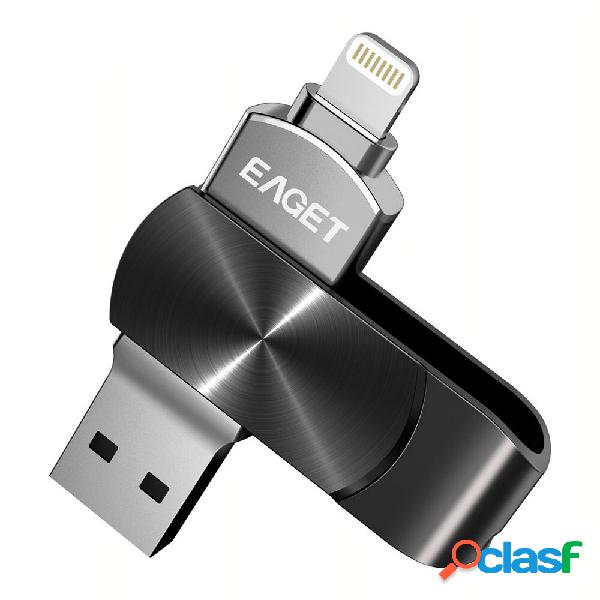 Unità Eaget i66 USB3.0 Flash 256GB 128GB OTG Pendrive MFI
