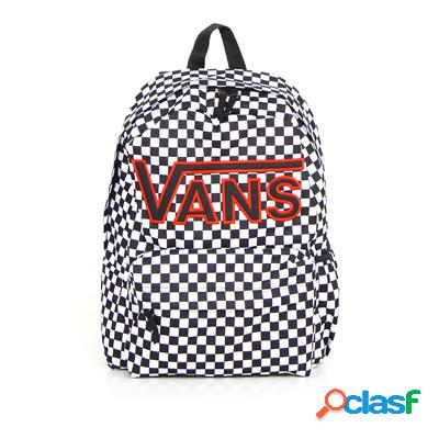 VANS Realm Flying V Backpack porta laptop 15" - nero check