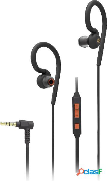 Vivanco SPORT OUTDOOR Cuffie auricolari via cavo Nero,