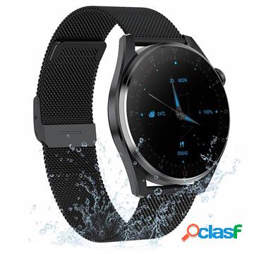 Water-resistant Smartwatch with 02 Sensor T3 - Milanese