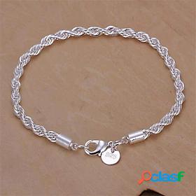 Womens Chain Bracelet Twist Prince Of Wales Twisted Baht