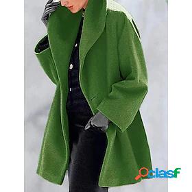 Womens Coat Fall Winter Spring Street Casual Daily Regular