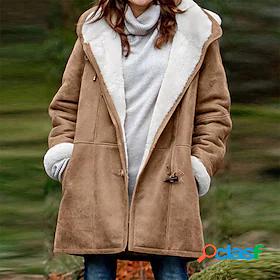 Womens Parka Daily Fall Winter Regular Coat Regular Fit