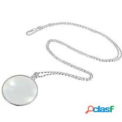 collana monocolo decorativa con ciondolo lente