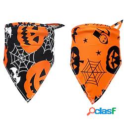 halloween pet triangolo asciugamano cane gatto saliva