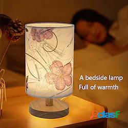 lampada da tavolo decorativa per interni in tessuto <5v