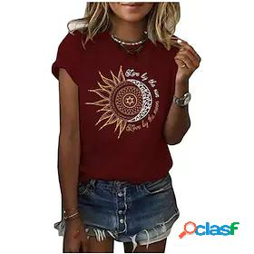 live by the sun love by the moon graphic t-shirts women sun