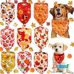 nuovo cotone plaid halloween pet triangolo asciugamano cane