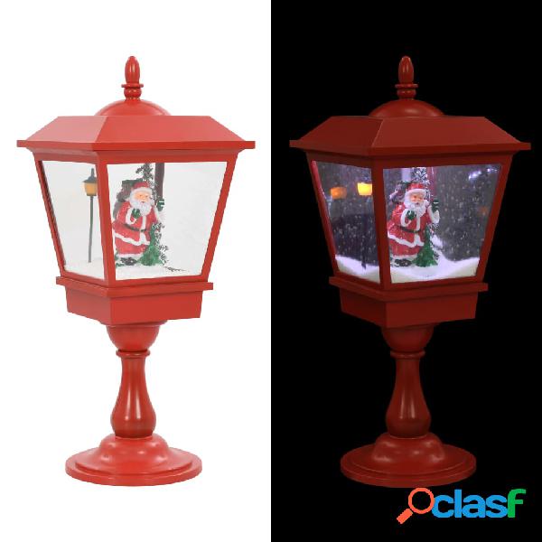 vidaXL Lampada Natalizia a Piedistallo con Babbo Natale 64