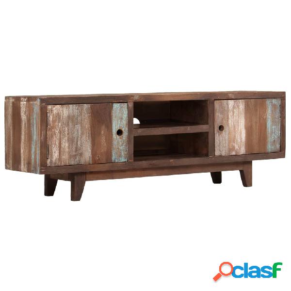 vidaXL Mobile Porta TV in Legno di Acacia Stile Vintage