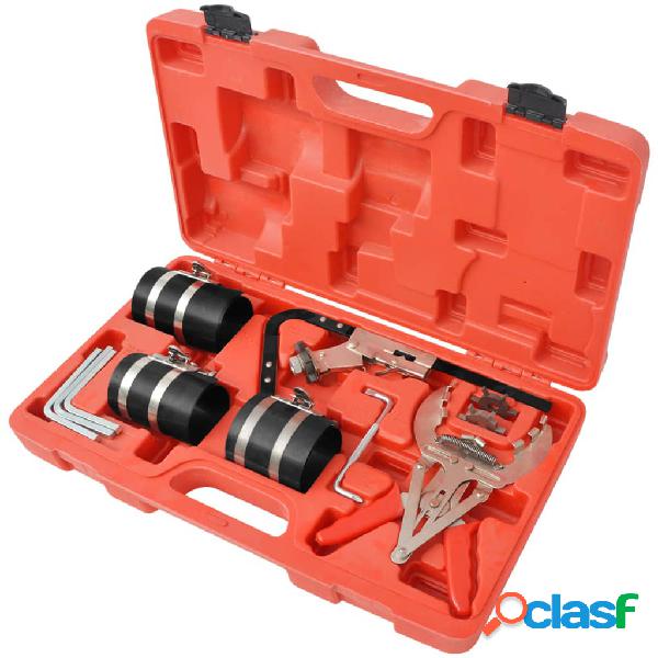 vidaXL Set Attrezzi di Manutenzione Fascia Pistone 11 pezzi