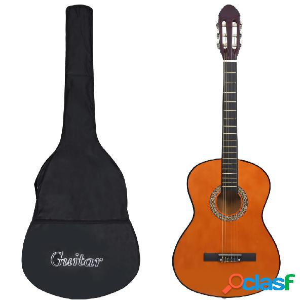 vidaXL Set Chitarra Classica per Principianti 12 pz 4/4 39"
