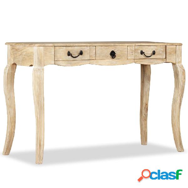 vidaXL Tavolino Consolle in Legno Massello di Mango