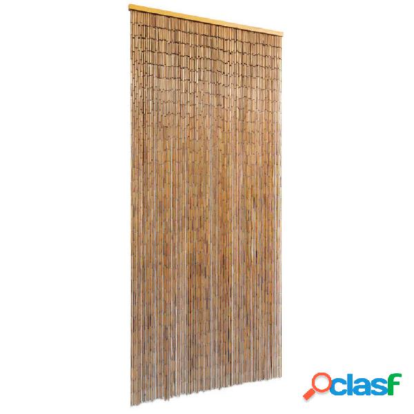 vidaXL Tenda per Porta in Bambù 90x200 cm