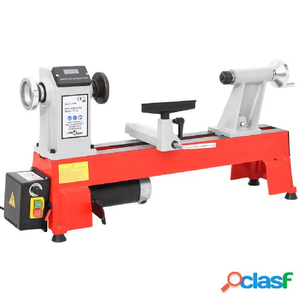 vidaXL Tornio per Legno a Velocità Variabile 457 mm 550 W