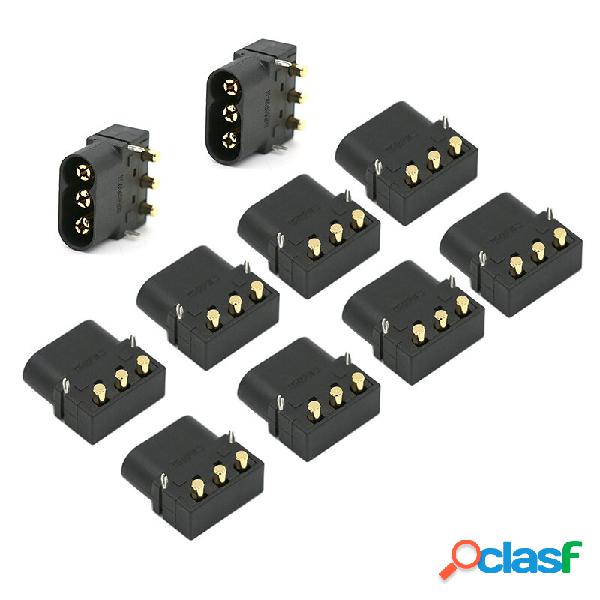 10Pcs RJX Amass MR60PW-M Tre Core placcato Oro Spina Maschio