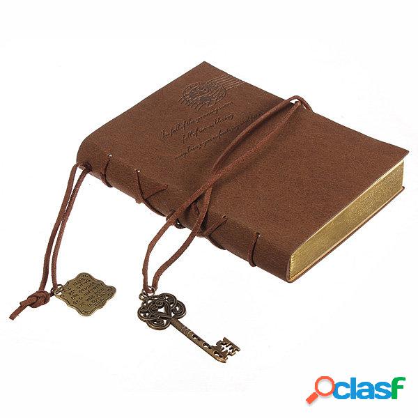10X14CM Classic Quaderno con diario vuoto con chiave in