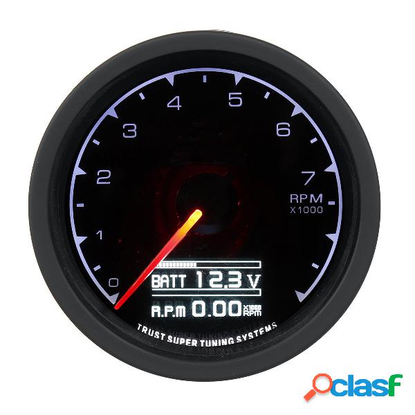 12V 2.5" 62MM 7 colori Multi D/A LCD Digitale Display