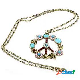 1pc Pendant Necklace Necklace Womens Street Gift Daily Alloy