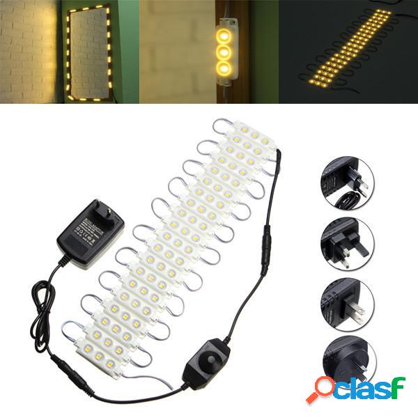 3m SMD5050 impermeabile bianco caldo LED modulo striscia kit