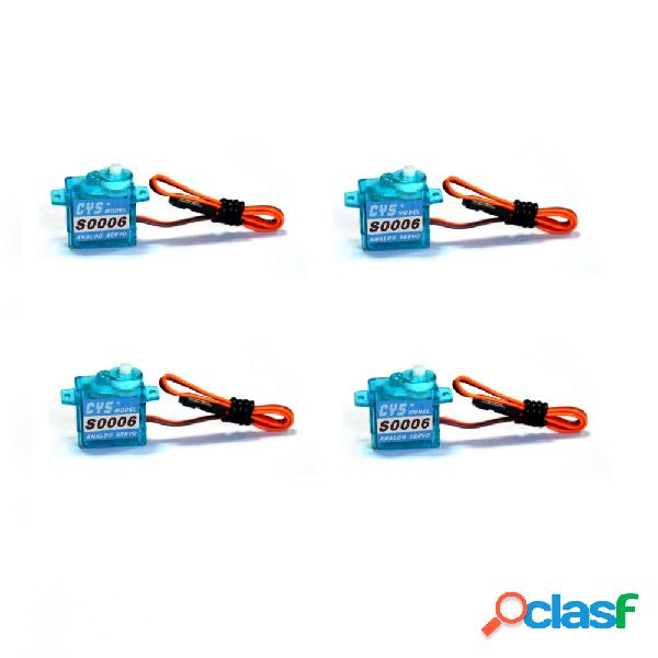 4 PCS CYS-S0006 1,2 kg analogico 6g micro Servo per mini