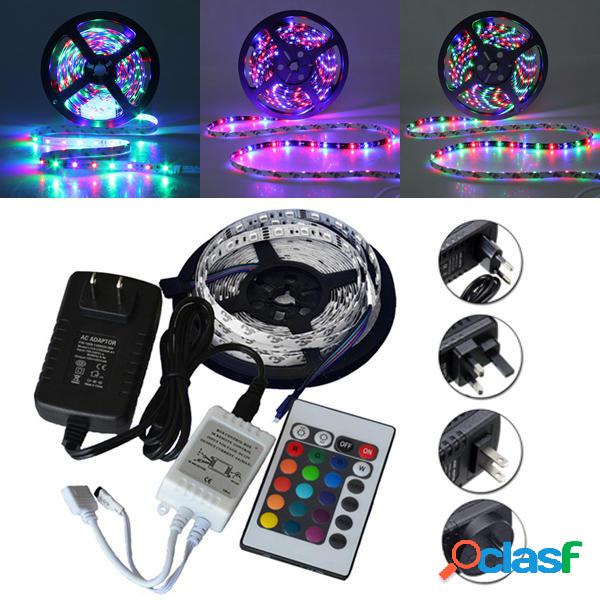 5M SMD 3528 300 Waterproof LED RGB Strip Flessibile Light 24