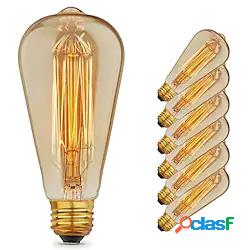 6pcs 4pcs lampadina edison vintage e27 st64 40w lampadario