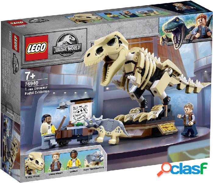 76940 LEGO® JURASSIC WORLD™ T Scheletro REX nella mostra