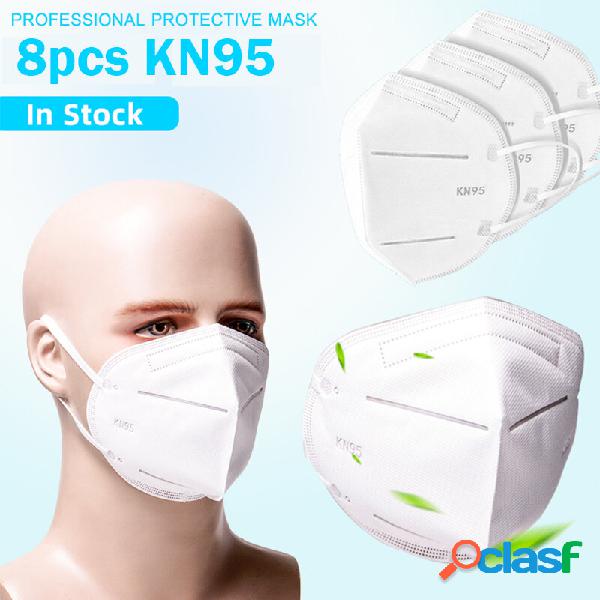 8 pezzi / pacco 0f Maschere KN95 superate la maschera di