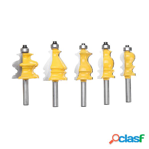 8mm Shank CNC Line Set Involucro e base Molding Router Bit