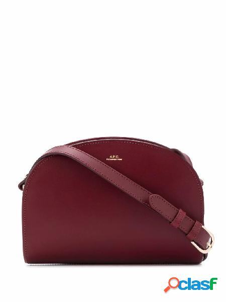 A.P.C. BORSA A SPALLA DONNA PXAWVF61048GAE PELLE BORDEAUX