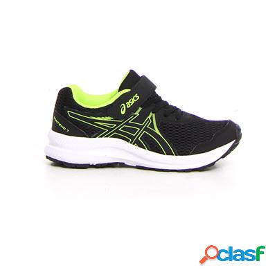 ASICS Contend 7 scarpa da running bambino - nero verde