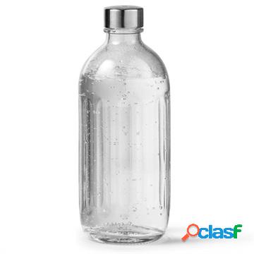 Aarke Glass Bottle Pro - 800ml - Trasparente / Acciaio