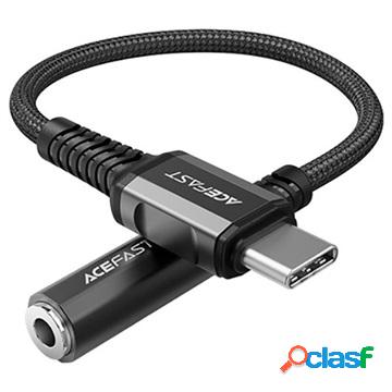 Acefast C1-07 USB-C / adattatore audio AUX da 3,5 mm - nero