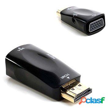 Adattatore HDMI/VGA - Nero