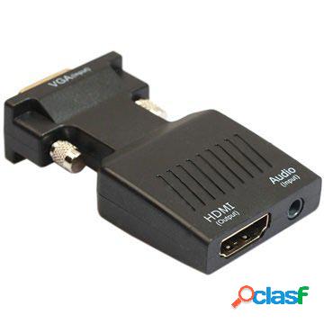 Adattatore VGA/HDMI con audio da 3,5 mm