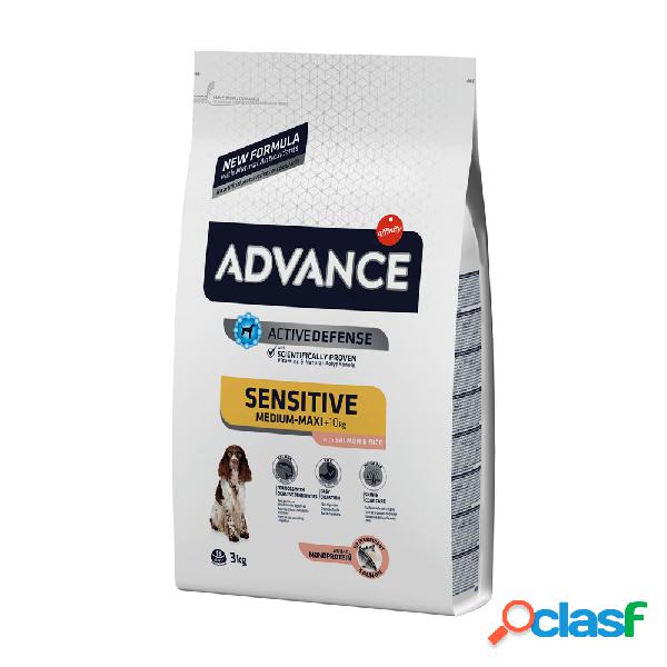 Advance Sensitive Dog Adult Medium Maxi con Salmone e Riso 3