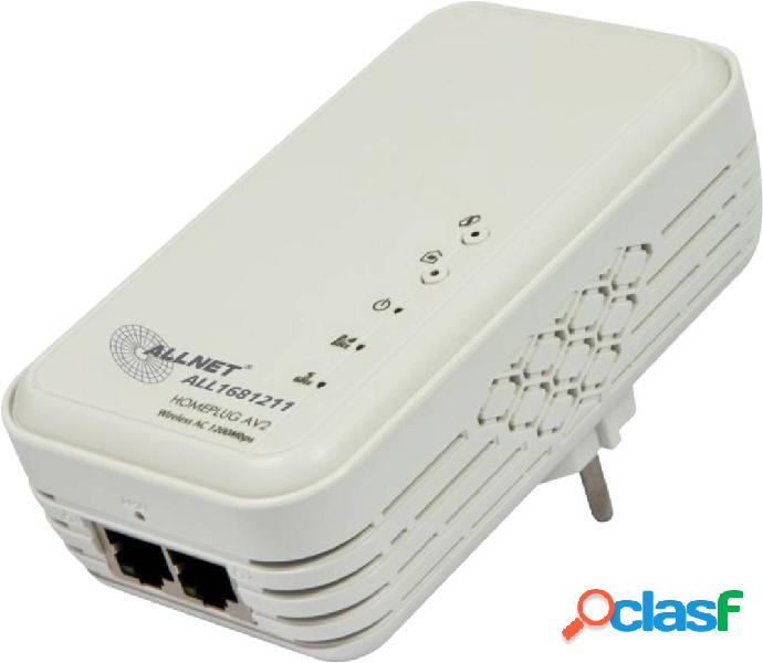 Allnet ALL1681211 Adattatore singolo Powerline 1200 MBit/s