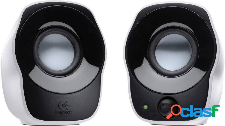 Altoparlante per PC 2.0 Cablato Logitech Z120 1.2 W Bianco,