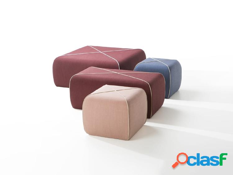 B-Line Crossed Pouf